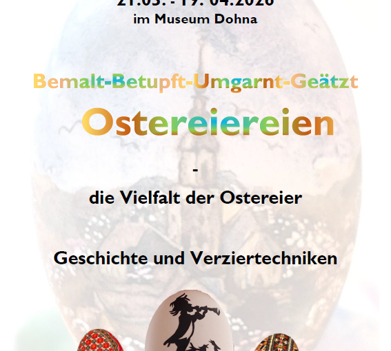 Heimatmuseum Dohna – Sonderausstellung